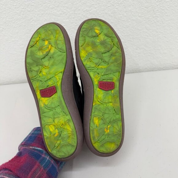 On Foot 14608 Black Leather Slip On Shoes Spain Womens size 41 US 9.5 - Picture 9 of 9